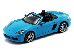 Bburago Porsche 718 Boxster 1:24 modrá 